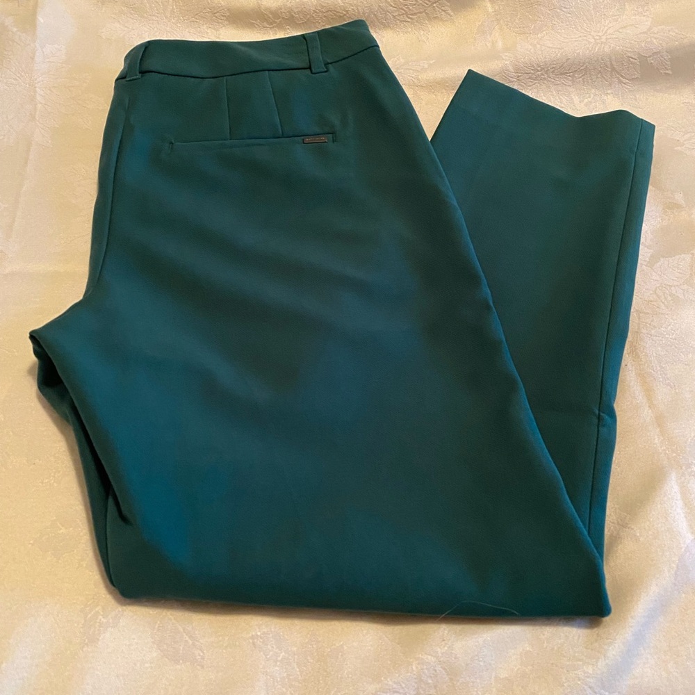 White House Black Market Deep Teal Skinny Pants